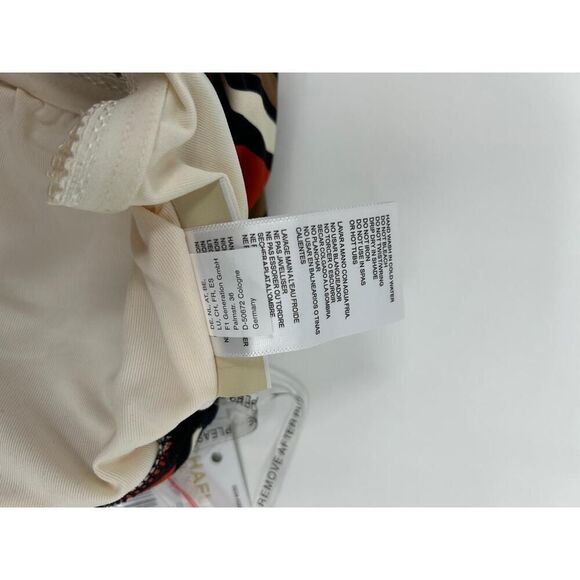 NWT MICHAEL Michael Kors PD62FY2 Zebra Cut-Out One-Shoulder Swimsuit 6 - Picture 11 of 11